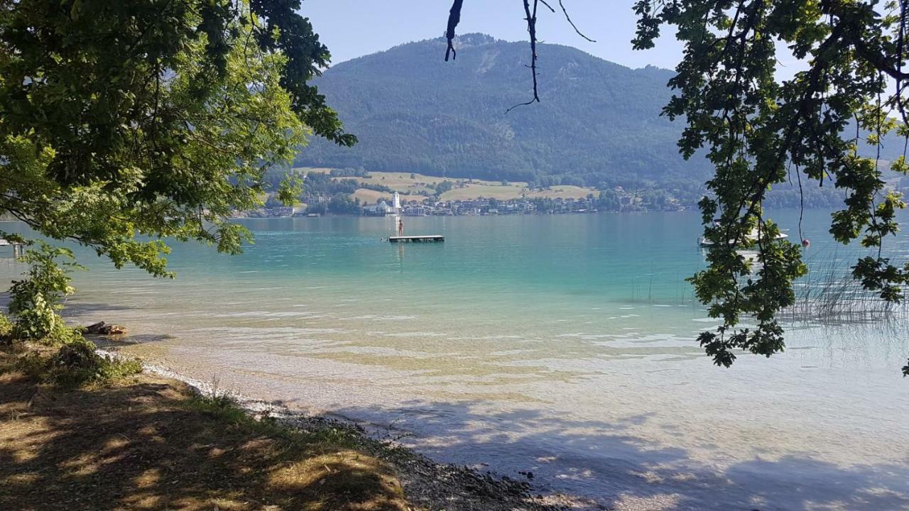 Ferienhaus Grillbauer Abersee Exterior foto